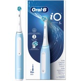 Braun Braun iO Series 3N, Spazzolino da denti elettrico blu, Adulto, Spazzolino a vibrazione, Cura quotidiana, Azzurro, Bianco, 2 min, Blu, Bianco