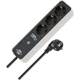 Brennenstuhl Multipresa Connect Ecolor WLAN 3 vie, Ciabatta bianco/Nero