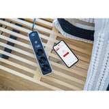 Brennenstuhl Multipresa Connect Ecolor WLAN 3 vie, Ciabatta bianco/Nero