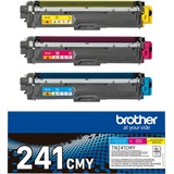 Brother TN-241CMY cartuccia toner 3 pz Originale Ciano, Magenta, Giallo 1400 pagine, Ciano, Magenta, Giallo, 3 pz