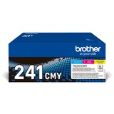 Brother TN-241CMY cartuccia toner 3 pz Originale Ciano, Magenta, Giallo 1400 pagine, Ciano, Magenta, Giallo, 3 pz