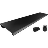 CHERRY AC 3.3 poggiapolso Alluminio Nero, Poggiapolsi Nero, Alluminio, Nero, 379 g, 430 mm, 21 mm, 100 mm