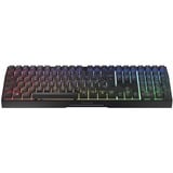 CHERRY MX 3.0S Wireless tastiera Gaming RF senza fili + Bluetooth QWERTZ Tedesco Nero, Tastiera da gioco Nero, Wireless, RF senza fili + Bluetooth, Interruttore a chiave meccanica, QWERTZ, LED RGB, Nero
