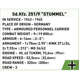 COBI Sd.Kfz. 251/9 Stummel, Giochi di costruzione 