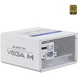 Chieftec Vega PPG-1000-CW alimentatore per computer 1000 W 24-pin ATX ATX Bianco, Alimentatore PC bianco, 1000 W, 100 - 240 V, 50/60 Hz, 12 A, 100 W, 1000 W