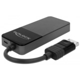DeLOCK 87770 ripartitore video DisplayPort 3x HDMI, Separatori DisplayPort Nero, DisplayPort, 3x HDMI, 3840 x 2160 Pixel, Nero, Plastica, 1.4/2.2