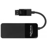 DeLOCK 87770 ripartitore video DisplayPort 3x HDMI, Splitter HDMI Nero, DisplayPort, 3x HDMI, 3840 x 2160 Pixel, Nero, Plastica, 1.4/2.2