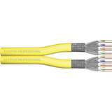 Digitus Cavo di posa professionale Cat.7a S/FTP duplex, Dca giallo