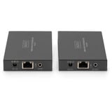Digitus Set extender HDMI KVM IP, 150 metri, Estensione HDMI Nero
