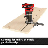 EINHELL Fresatrice per bordi professionale a batteria TP-ET 18 Li BL - Solo, 18 Volt, Router 