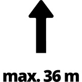 EINHELL GC-AW 6333 630 W 3,6 bar 3300 l/h rosso/Nero, 630 W, AC, 3,6 bar, 3300 l/h, IPX4, Nero, Rosso