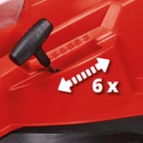 EINHELL GE-CM 36/41 Li - Solo Tagliaerba a spinta Batteria Nero, Rosso rosso/Nero, Tagliaerba a spinta, 41 cm, 2,5 cm, 7,5 cm, 50 L, 4 ruota(e)