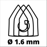 EINHELL TE-OS 18/150 Li-Solo rosso/Nero