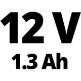 EINHELL TH-CD 12-2 Li Senza chiave 1 kg Nero, Rosso rosso/Nero, Trapano con impugnatura a pistola, Senza chiave, 1 cm, 350 Giri/min, 1300 Giri/min, 24 Nm