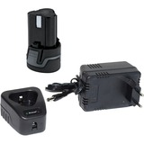 EINHELL TH-CD 12-2 Li Senza chiave 1 kg Nero, Rosso, Trapano avvitatore rosso/Nero, Trapano con impugnatura a pistola, Senza chiave, 1 cm, 350 Giri/min, 1300 Giri/min, 24 Nm