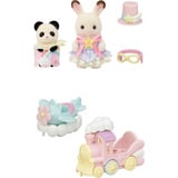 EPOCH Sylvanian Families - Set gioco parco divertimenti Giro in treno, Giochi di costruzione 