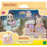 EPOCH Sylvanian Families - Set gioco parco divertimenti Giro in treno, Giochi di costruzione 
