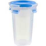 Emsa CLIP & CLOSE 508551 recipiente per cibo Altro Contenitore 0,35 L Trasparente 1 pz, Casella trasparente/Blu, Contenitore, Altro, 0,35 L, Trasparente, Polipropilene (PP), Polipropilene (PP)/Elastomero termoplastico (TPE)