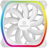 Enermax SquA RGB White Case per computer Ventilatore 12 cm Bianco bianco, Ventilatore, 12 cm, 1500 Giri/min, 23 dB, 68,27 pdc/min, 115,99 m³/h