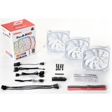 Enermax SquA RGB White Case per computer Ventilatore 12 cm Bianco bianco, Ventilatore, 12 cm, 1500 Giri/min, 23 dB, 68,27 pdc/min, 115,99 m³/h