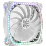 Enermax SquA RGB White Case per computer Ventilatore 12 cm Bianco, Ventola bianco, Ventilatore, 12 cm, 1500 Giri/min, 23 dB, 68,27 pdc/min, 115,99 m³/h