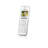 FRITZ! FRITZ!Fon C6, Portatile bianco, Fon C6, Telefono DECT, Cornetta wireless, Telefono con vivavoce, 300 voci, Identificatore di chiamata, Bianco