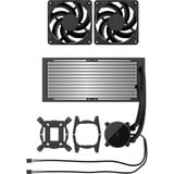 Fractal Design Radius 240 Black, Raffreddamento ad acqua Nero