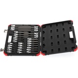 GEDORE Set di inserti per cacciavite e chiave a bussola rossa, 1/2", chiave combinata   Nero/Rosso