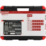 GEDORE Set di inserti per cacciavite e chiave a bussola rossa, 1/2", chiave combinata   Nero/Rosso