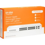 Hewlett Packard Enterprise Switch Instant On di rete 26 porte Gigabit 2 porte SFP 1430, Interruttore 