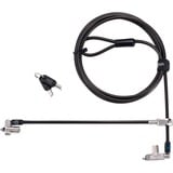 Kensington Lucchetto sottile per laptop con chiave a doppia estremità N17 2.0 per slot Wedge, Castello argento, Kensington, Chiave, Acciaio, Nero, Argento
