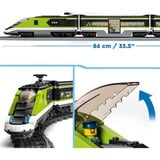 LEGO City 60337 Treno Passeggeri Espresso, Locomotiva Giocattolo Telecomandata con Luci e Binari, Regalo Bambini e Bambine 7+, Giochi di costruzione Locomotiva Giocattolo Telecomandata con Luci e Binari, Regalo Bambini e Bambine 7+, Set da costruzione, 7 anno/i, Plastica, 764 pz, 2,37 kg