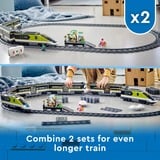 LEGO City 60337 Treno Passeggeri Espresso, Locomotiva Giocattolo Telecomandata con Luci e Binari, Regalo Bambini e Bambine 7+, Giochi di costruzione Locomotiva Giocattolo Telecomandata con Luci e Binari, Regalo Bambini e Bambine 7+, Set da costruzione, 7 anno/i, Plastica, 764 pz, 2,37 kg