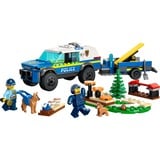 LEGO City 60369 Addestramento Cinofilo Mobile con SUV Macchina Polizia Giocattolo e Rimorchio, 2 Animali, Giochi per Bambini, Giochi di costruzione 2 Animali, Giochi per Bambini, Set da costruzione, 5 anno/i, Plastica, 197 pz, 434 g