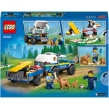 LEGO City 60369 Addestramento Cinofilo Mobile con SUV Macchina Polizia Giocattolo e Rimorchio, 2 Animali, Giochi per Bambini, Giochi di costruzione 2 Animali, Giochi per Bambini, Set da costruzione, 5 anno/i, Plastica, 197 pz, 434 g