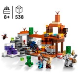LEGO Minecraft La miniera delle Badlands, Giochi di costruzione Set da costruzione, 8 anno/i, Plastica, 538 pz, 829 g