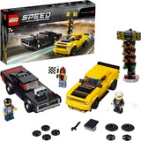 LEGO Speed Champions 2018 Dodge Challenger SRT Demon e 1970 Dodge Charger R/T - 75893, Giochi di costruzione Set da costruzione, Ragazzo/Ragazza, 7 anno/i, 478 pezzo(i), 519 g