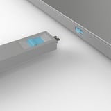 Lindy 40465 clip sicura Bloccaporte + chiave USB tipo-C Blu Acrilonitrile butadiene stirene (ABS) 1 pz, Castello Bloccaporte + chiave, USB tipo-C, Blu, Acrilonitrile butadiene stirene (ABS), 1 pz, 10 g