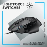 Logitech 910-006138, Mouse da gioco Nero