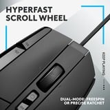 Logitech 910-006138, Mouse da gioco Nero