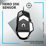 Logitech 910-006138, Mouse da gioco Nero