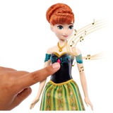 Mattel Anna Bambole, Bambola Disney Frozen Anna, Bambola alla moda, Femmina, 3 anno/i, Bambino/Bambina, Sonoro, Oro, Verde, Rosso