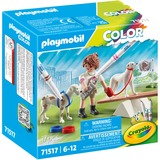 PLAYMOBIL Color Addestramento per cani, Giochi di costruzione 