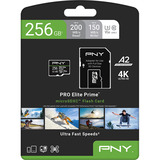 PNY P-SDU256V32200PEP-GE, Scheda di memoria Nero/Verde