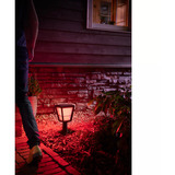 Philips Piantana per esterni Econic, Luce LED Nero, Philips Hue White and Color ambiance Piantana per esterni Econic, Illuminazione su base/asta intelligente, Nero, LED, Vetro, Metallo, Lampadina/e non sostituibile/i, Bianco
