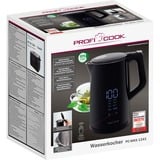 ProfiCook PC-WKS 1243, Bollitore Nero