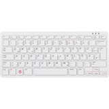Raspberry Pi Foundation RB-Tasta01W, Tastiera bianco/Rosso