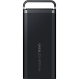 SAMSUNG Portable SSD T5 EVO USB 3.2 4TB, Disco a stato solido Nero/Argento, 4 TB, 3.2 Gen 1 (3.1 Gen 1), 460 MB/s, Nero