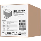 SilverStone XE04-SP6P, raffreddamento CPU  argento/Nero