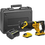Stanley Sega a gattuccio a batteria, 18 Volt, Scambiarsi sega Nero/Giallo